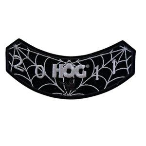 2011 Harley-Davidson Owners Group Jacket Vest Patch with Black Spider